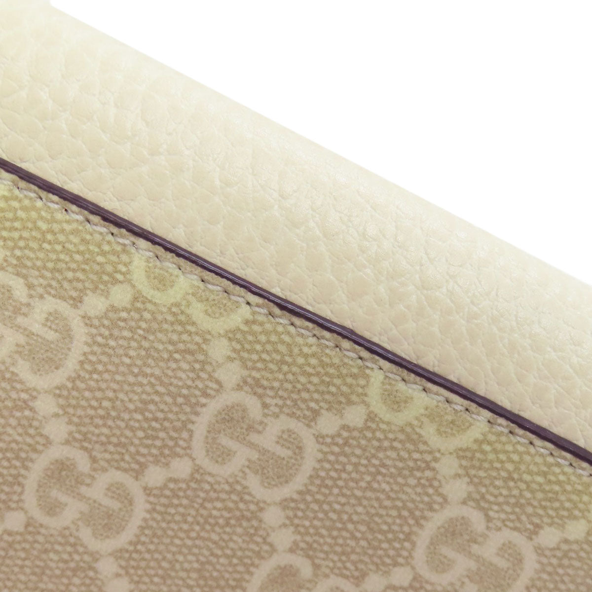 GUCCI 474748 Double G GG Card Case Calf PVCLadies [Used]