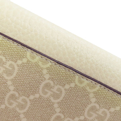 GUCCI 474748 Double G GG Card Case Calf PVCLadies [Used]