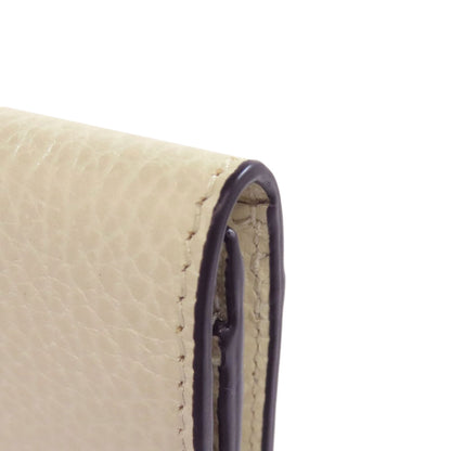 GUCCI 474748 Double G GG Card Case Calf PVCLadies [Used]