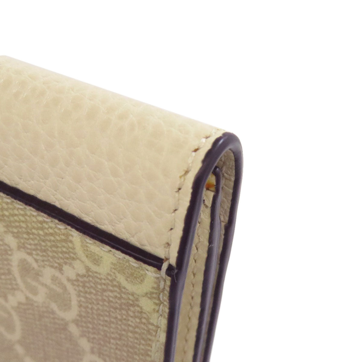 GUCCI 474748 Double G GG Card Case Calf PVCLadies [Used]