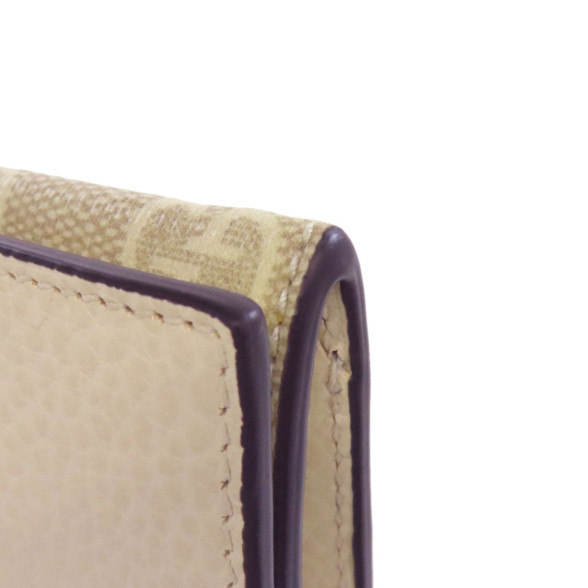 GUCCI 474748 Double G GG Card Case Calf PVCLadies [Used]