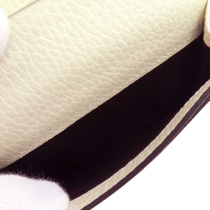 GUCCI 474748 Double G GG Card Case Calf PVCLadies [Used]