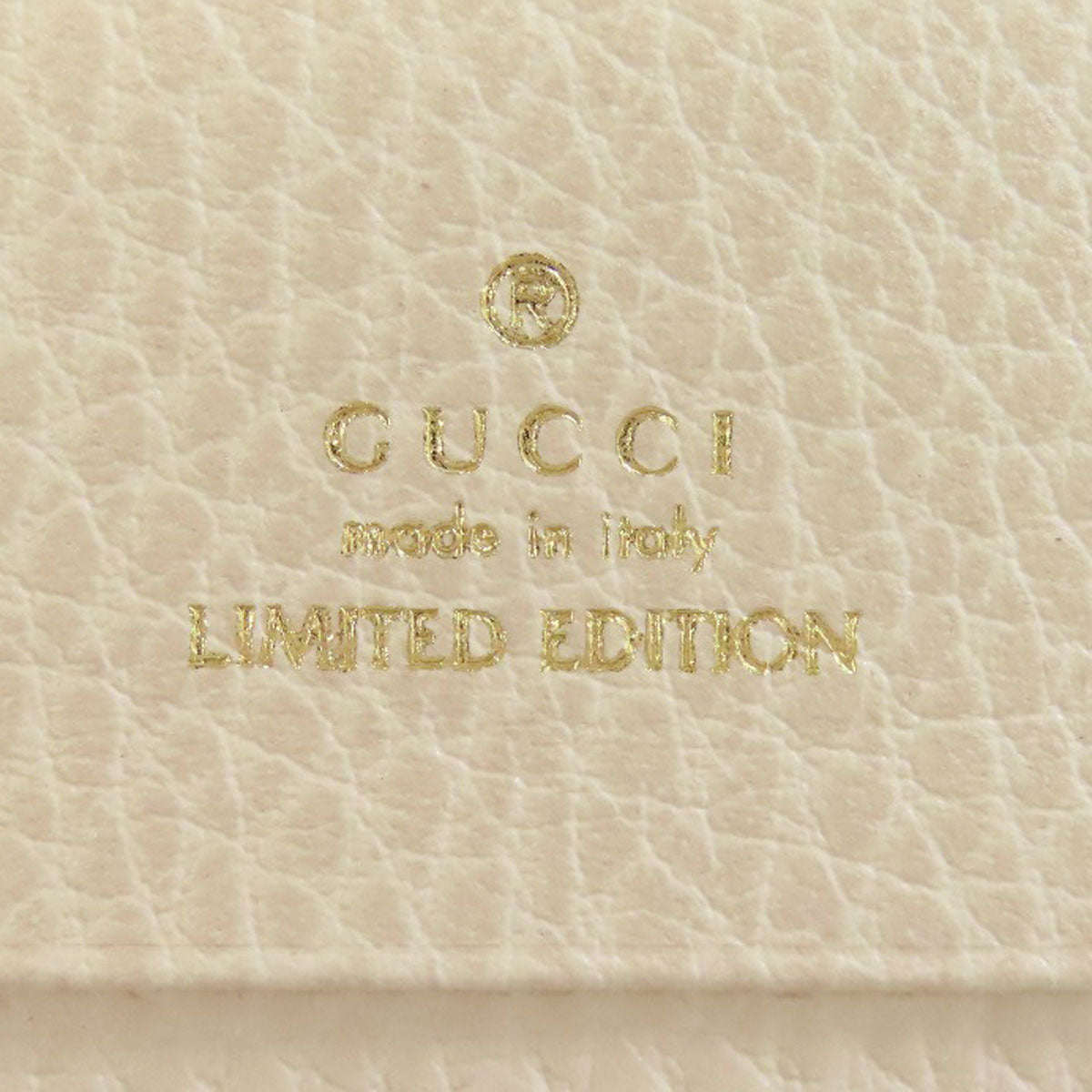 GUCCI 474748 Double G GG Card Case Calf PVCLadies [Used]