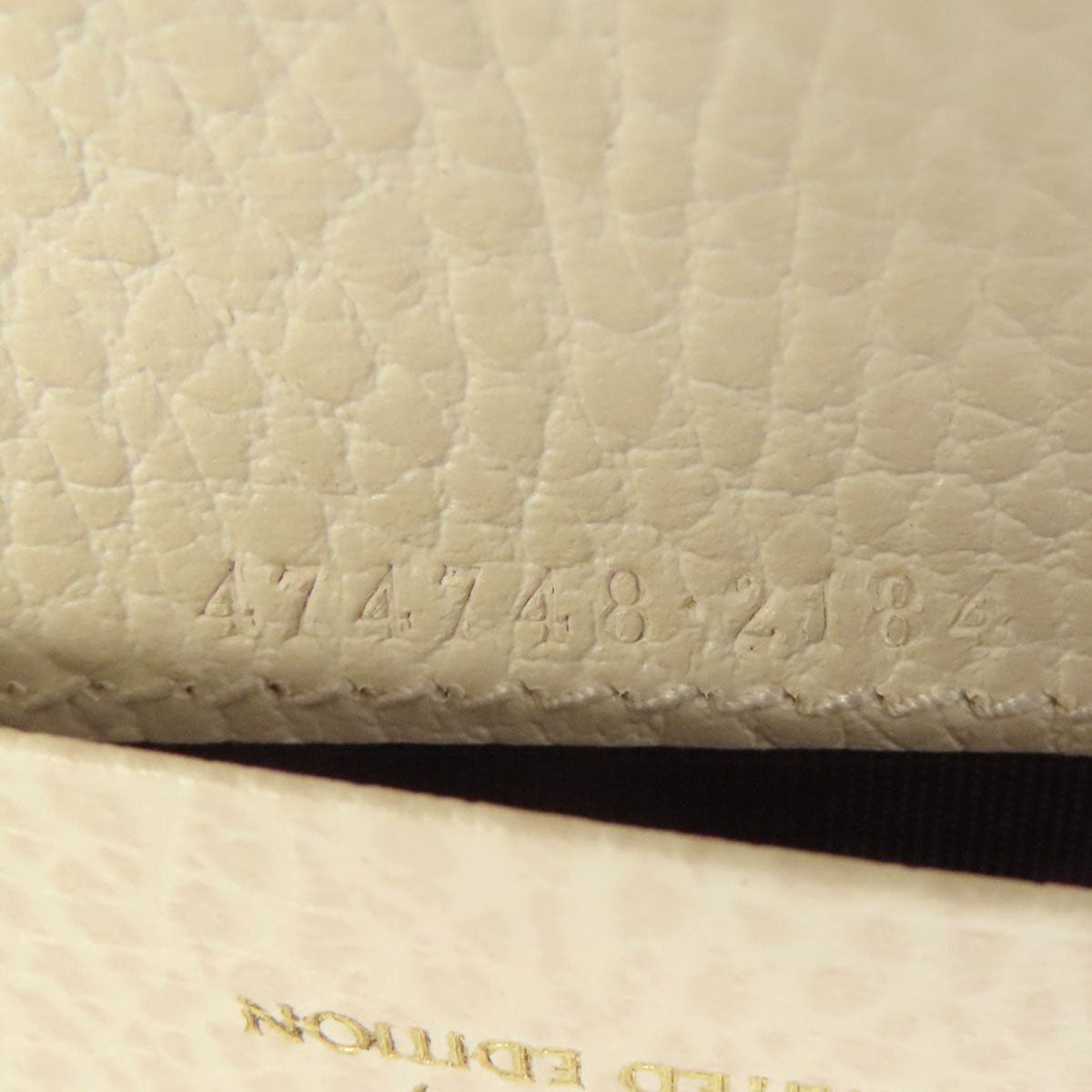 GUCCI 474748 Double G GG Card Case Calf PVCLadies [Used]