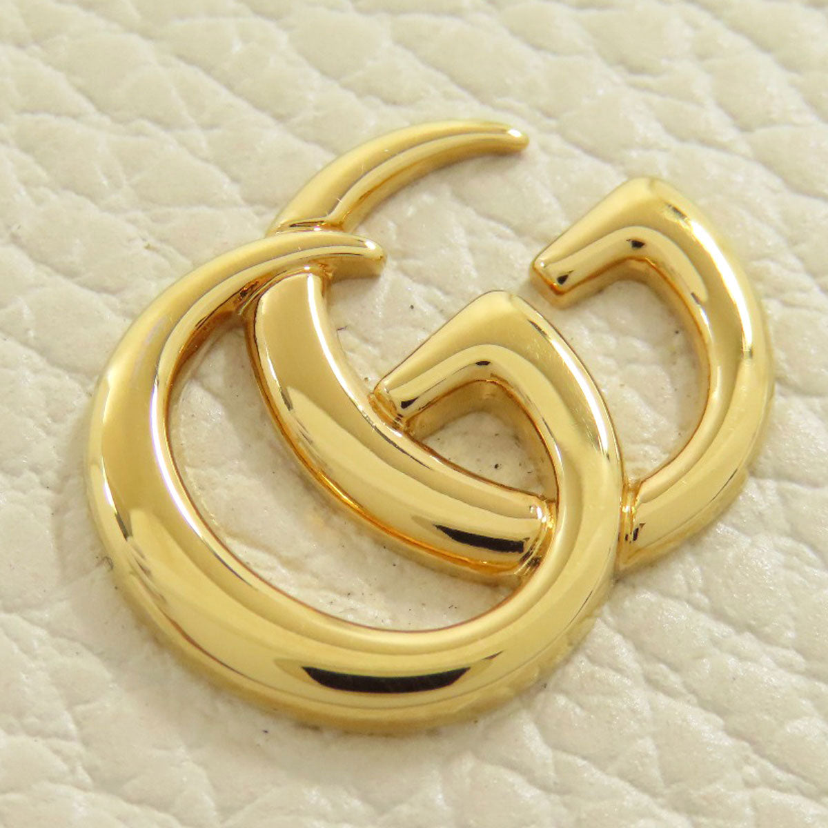 GUCCI 474748 Double G GG Card Case Calf PVCLadies [Used]