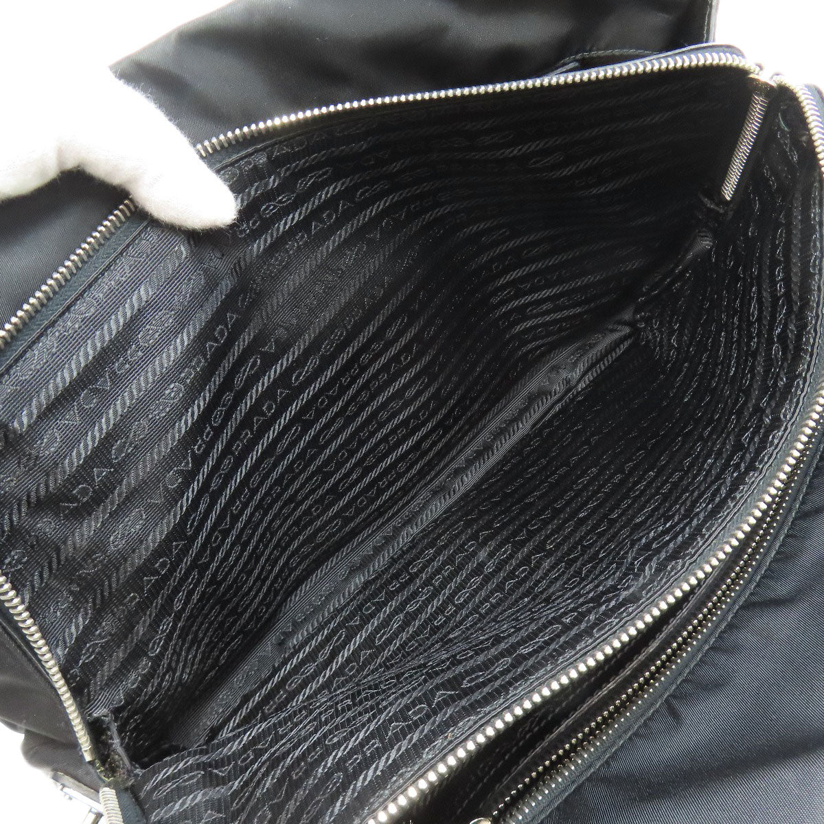 PRADA logo Handbag Nylon Ladies [Used]