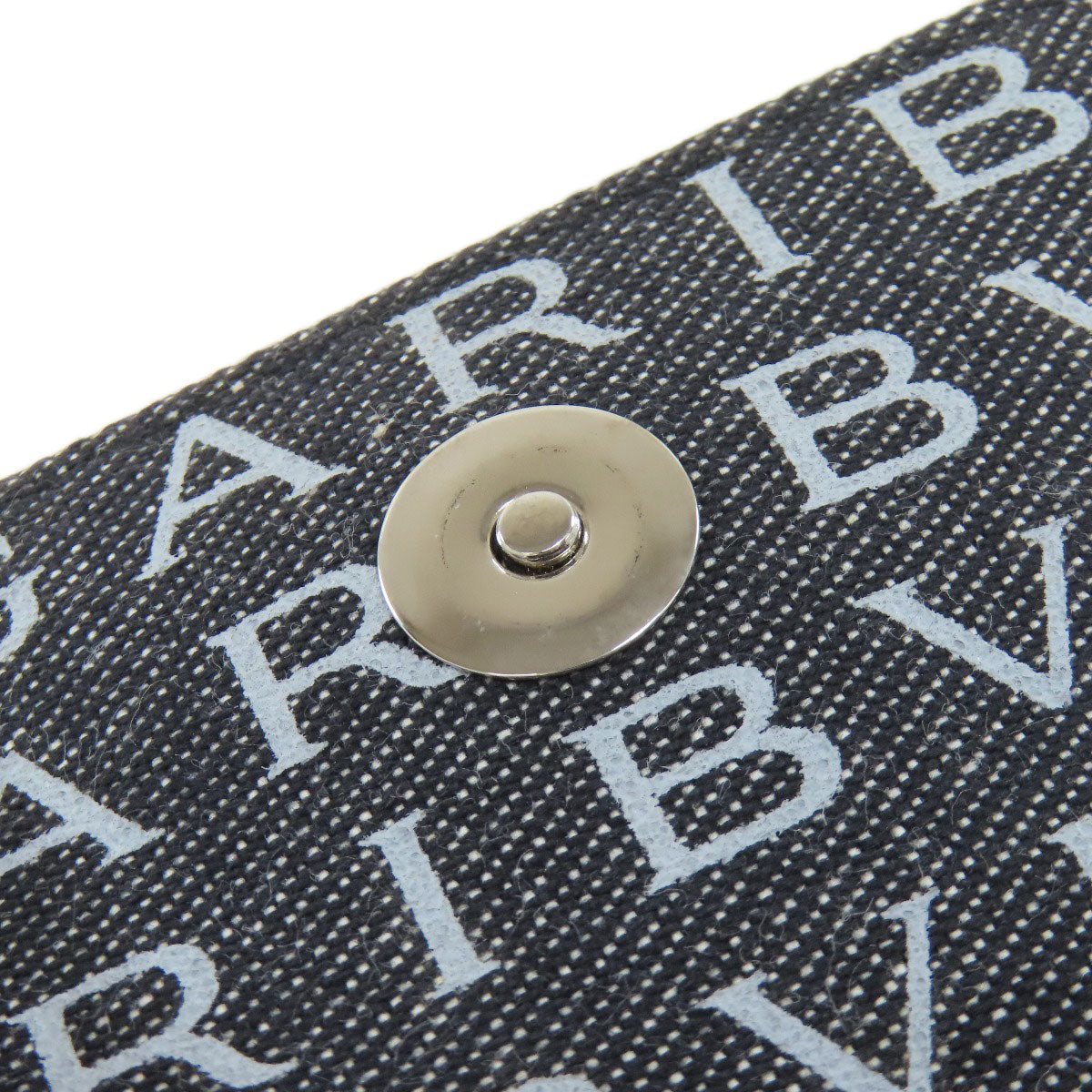 BVLGARI Drum Bag Logomania Handbag Canvas Ladies [Used]