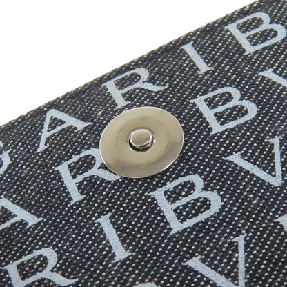 BVLGARI Drum Bag Logomania Handbag Canvas Ladies [Used]