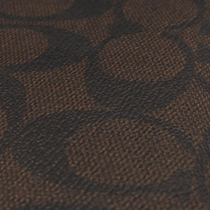 COACH C4452 Signature Long wallet (with coin pocket) PVC Ladies [Used]