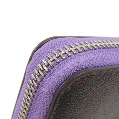 COACH C4452 Signature Long wallet (with coin pocket) PVC Ladies [Used]