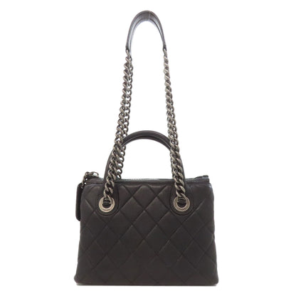 CHANEL Matelasse SilverHardware 2WAY Handbag Calf Ladies [Used]