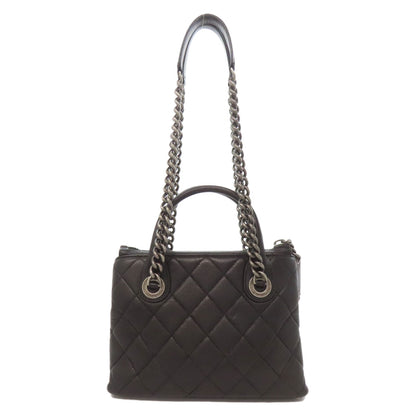 CHANEL Matelasse SilverHardware 2WAY Handbag Calf Ladies [Used]