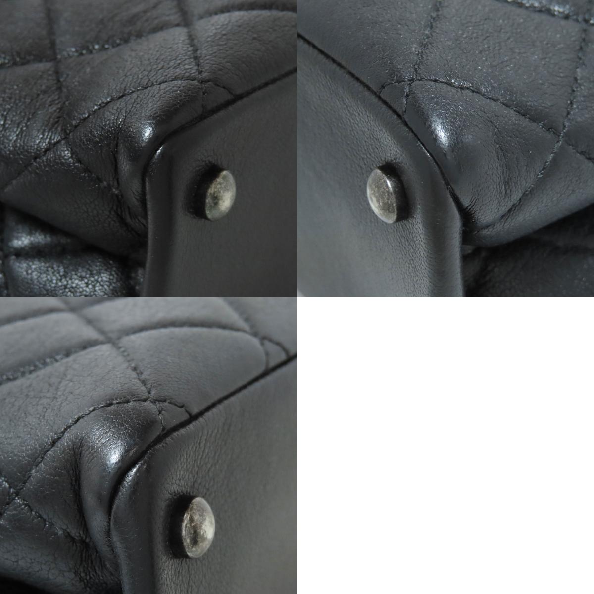 CHANEL Matelasse SilverHardware 2WAY Handbag Calf Ladies [Used]