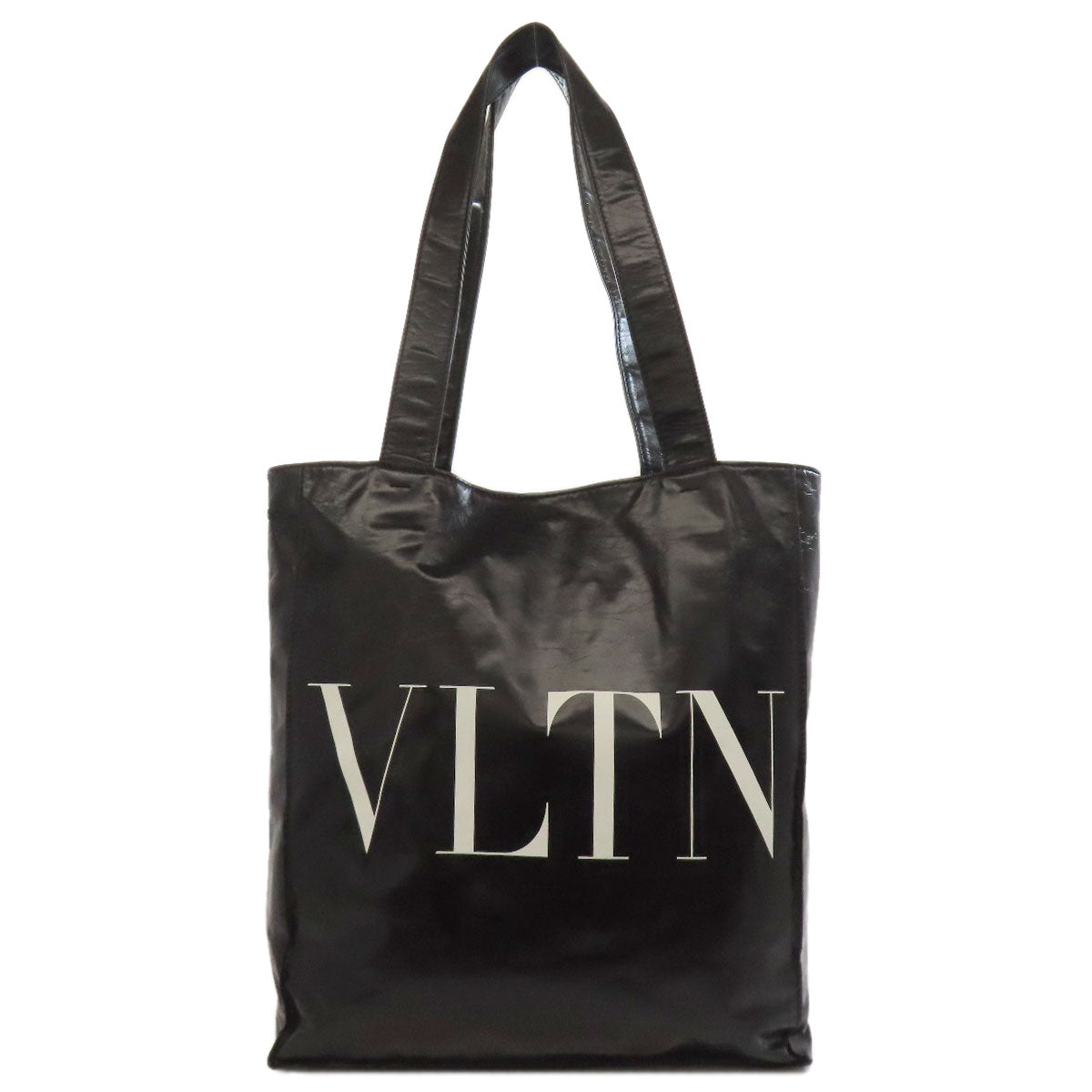 VALENTINO logo Tote Bag Calf Ladies [Used]