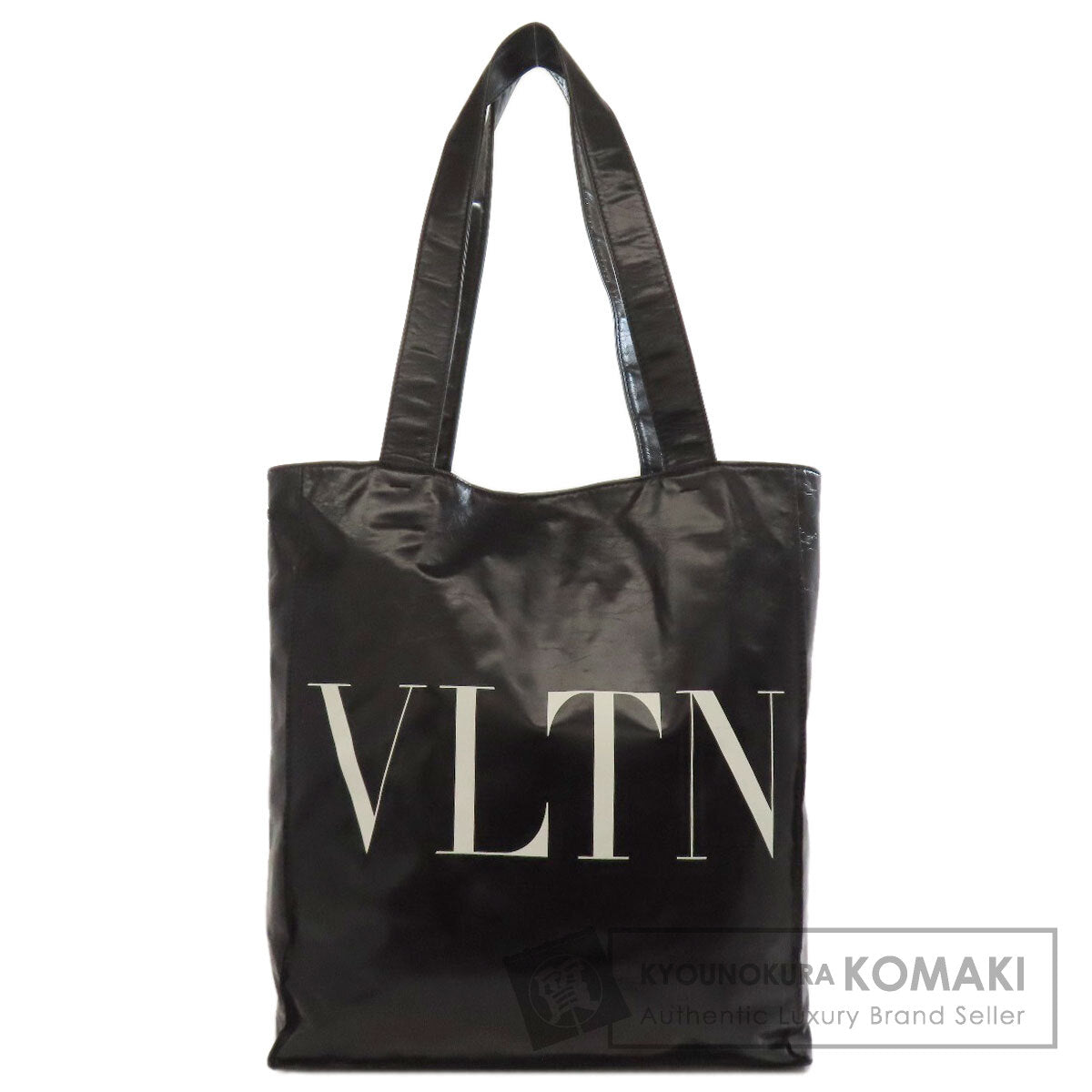 VALENTINO logo Tote Bag Calf Ladies [Used]