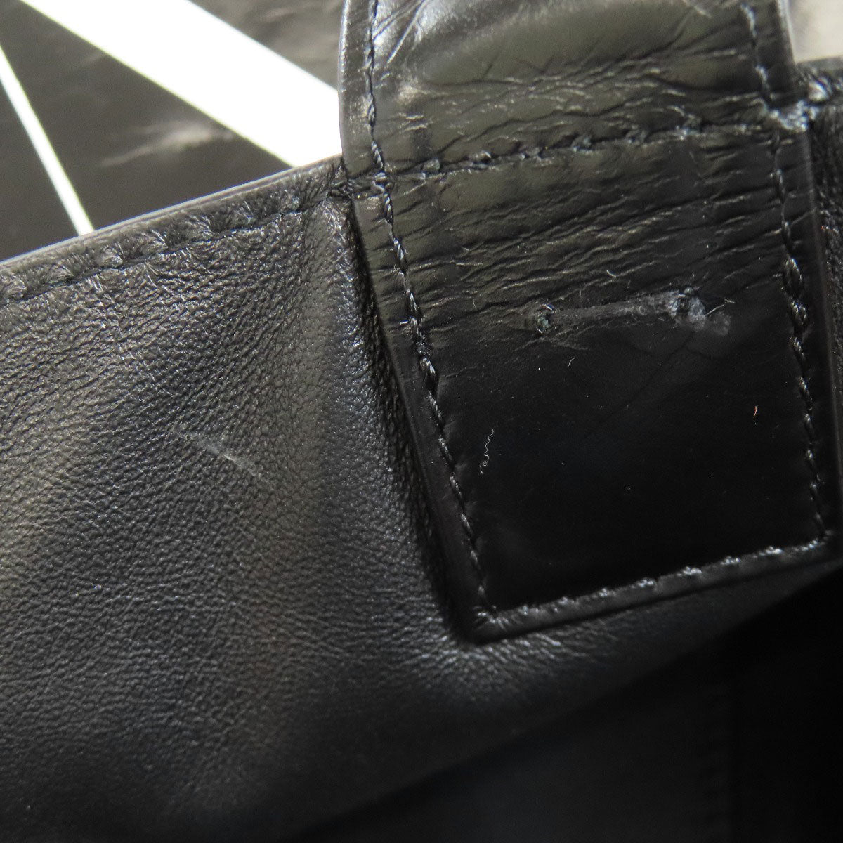 VALENTINO logo Tote Bag Calf Ladies [Used]