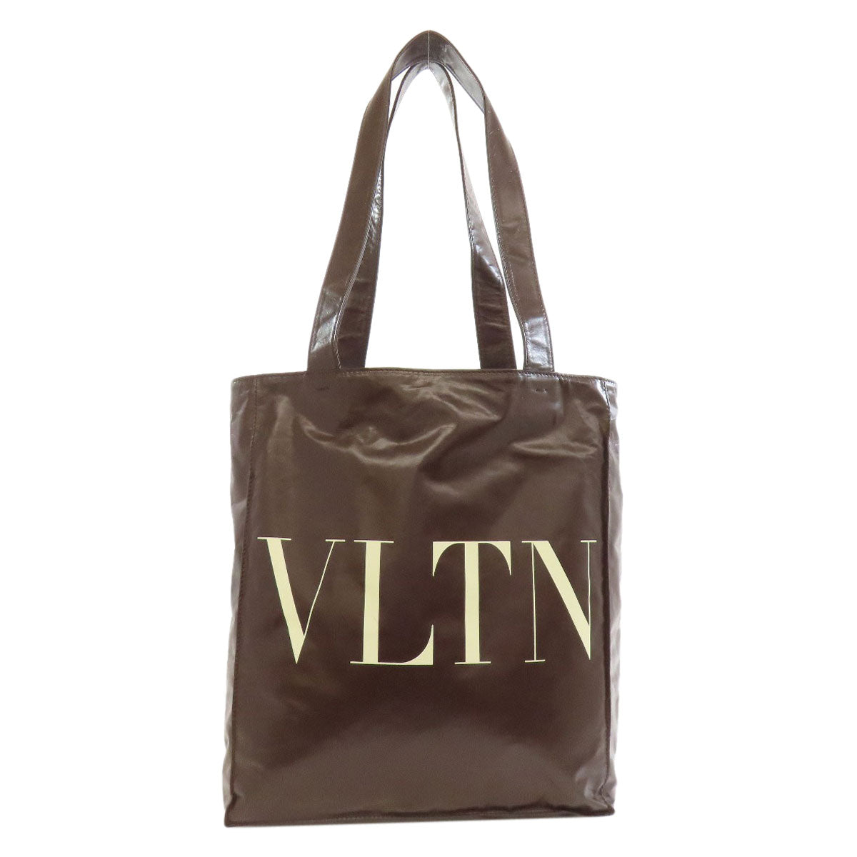 VALENTINO logo Tote Bag Calf Ladies [Used]