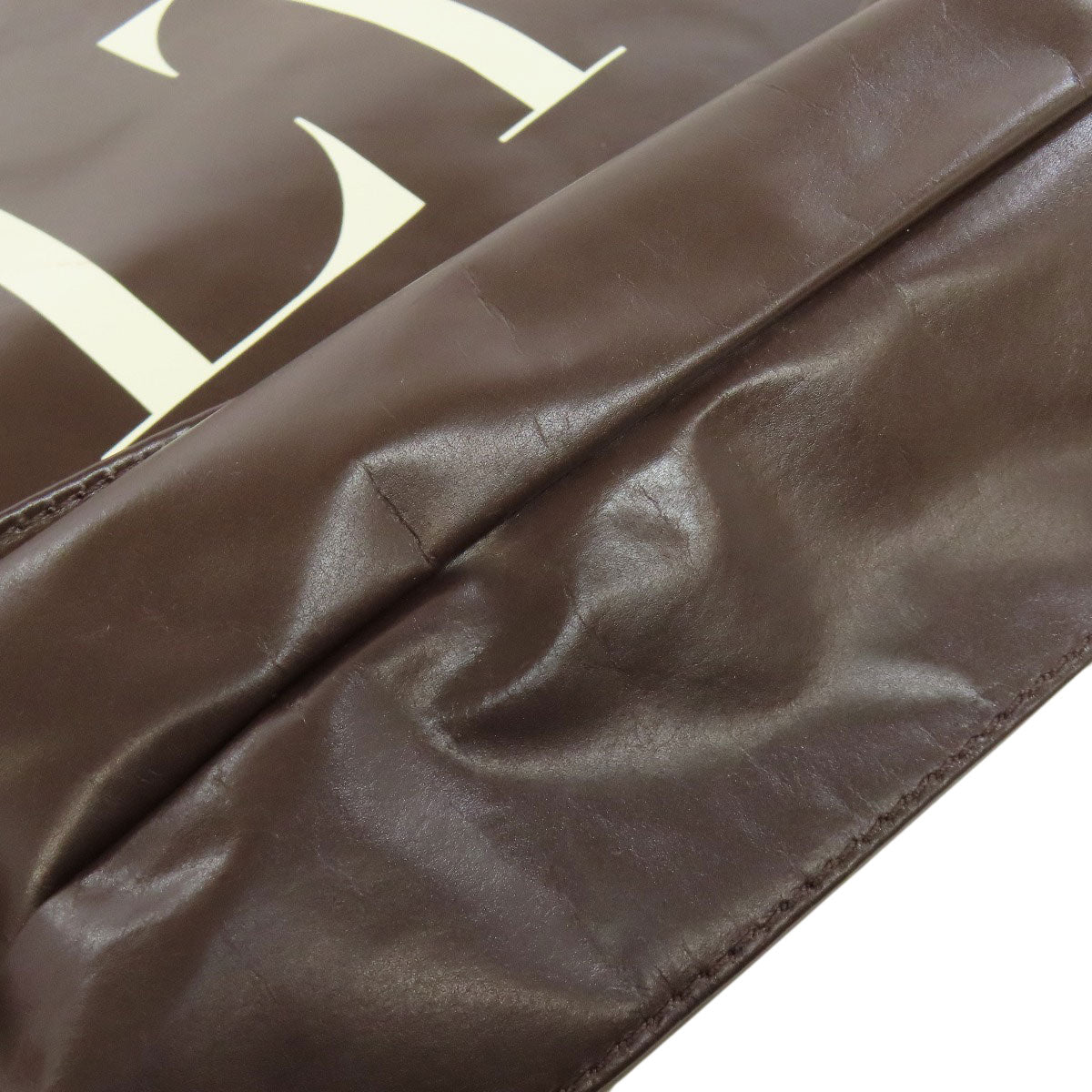 VALENTINO logo Tote Bag Calf Ladies [Used]