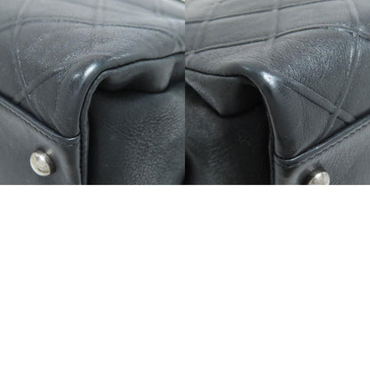 CHANEL ChainShoulder COCO Mark SilverHardware Handbag Calf Ladies [Used]