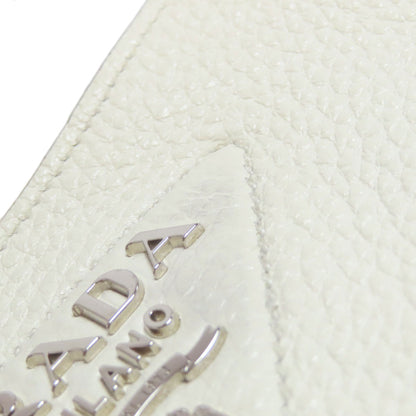 PRADA logo Shoulder Bag Leather Ladies [Used]