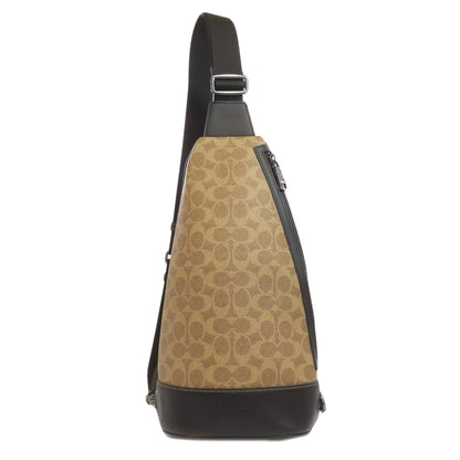 COACH CY801 Dominic Sling body bag PVC Ladies [Used]