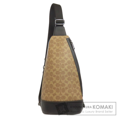 COACH CY801 Dominic Sling body bag PVC Ladies [Used]