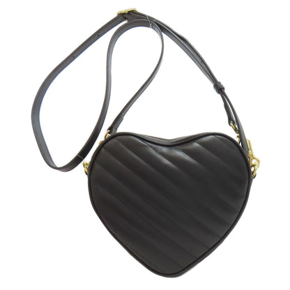 GUCCI 751628 Interlocking G heart Shoulder Bag Calf Ladies [Used]