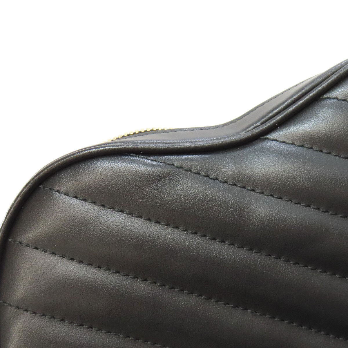 GUCCI 751628 Interlocking G heart Shoulder Bag Calf Ladies [Used]