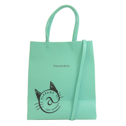 TIFFANY&Co. Cat Street 2WAY Handbag Calf Ladies [Used]