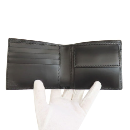 GUCCI 408826 GG Signature Guccissima Sherry Line Bifold Wallet with Coin Pocket Calf Ladies [Used]