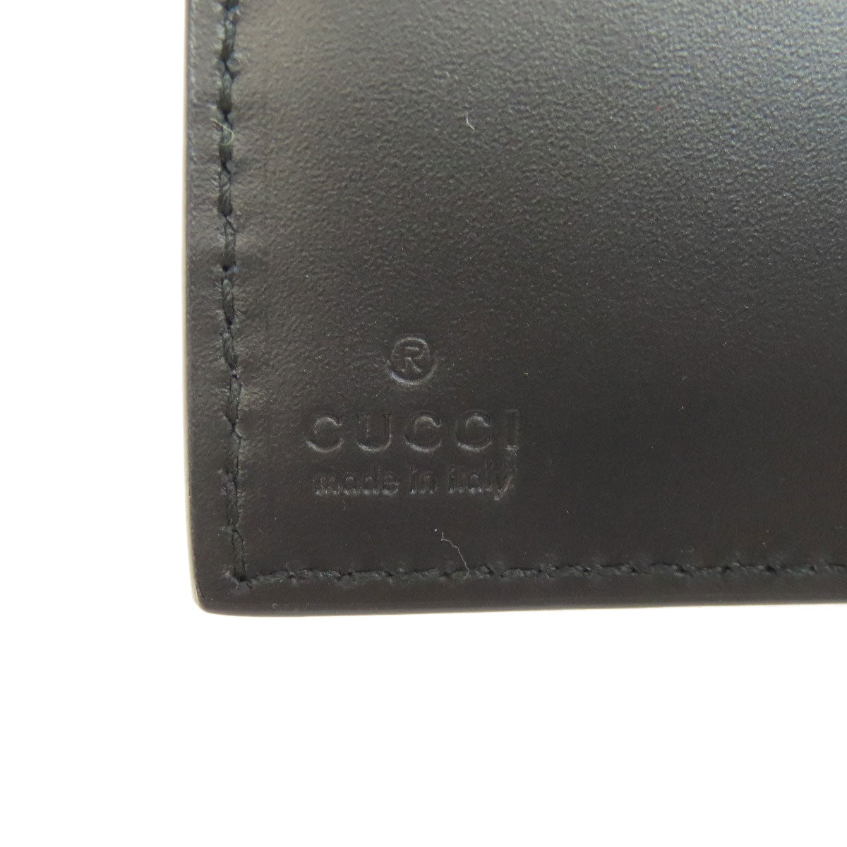 GUCCI 408826 GG Signature Guccissima Sherry Line Bifold Wallet with Coin Pocket Calf Ladies [Used]