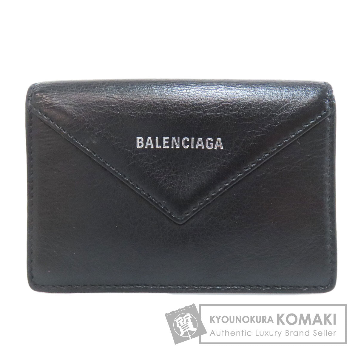 BALENCIAGA 505238 paper Card Case Calf Ladies [Used]
