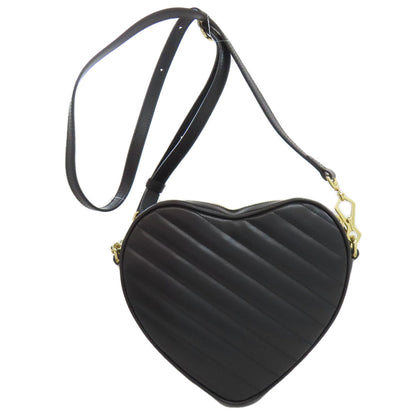 GUCCI 751628 Interlocking G heart Shoulder Bag Calf Ladies [Used]