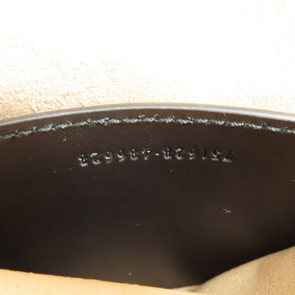 GUCCI 751628 Interlocking G heart Shoulder Bag Calf Ladies [Used]