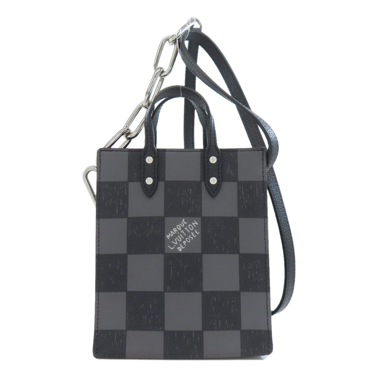 LOUIS VUITTON N60479 Damier Checkerboard PlatXS Sac Handbag Damier canvas Ladies [Used]
