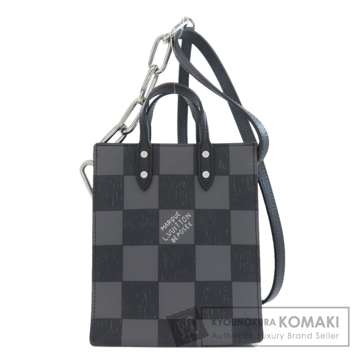 LOUIS VUITTON N60479 Damier Checkerboard PlatXS Sac Handbag Damier canvas Ladies [Used]