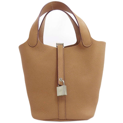 HERMES Picotin Lock PM SilverHardware Handbag Taurillon Clemence Ladies [Used]