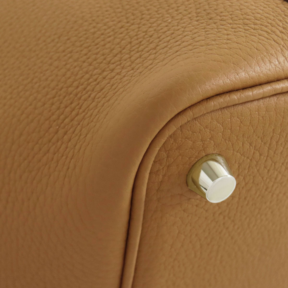 HERMES Picotin Lock PM SilverHardware Handbag Taurillon Clemence Ladies [Used]