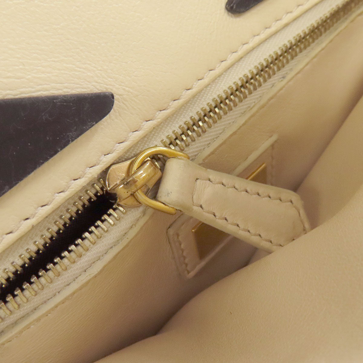 フェンディ ピーカブー ミニ モンスター 2WAY ハンドバッグ カーフ レディース 【中古】【FENDI】