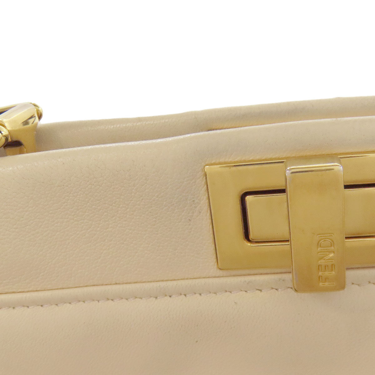 フェンディ ピーカブー ミニ モンスター 2WAY ハンドバッグ カーフ レディース 【中古】【FENDI】