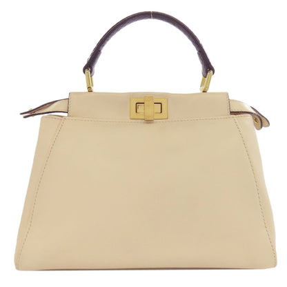フェンディ ピーカブー ミニ モンスター 2WAY ハンドバッグ カーフ レディース 【中古】【FENDI】