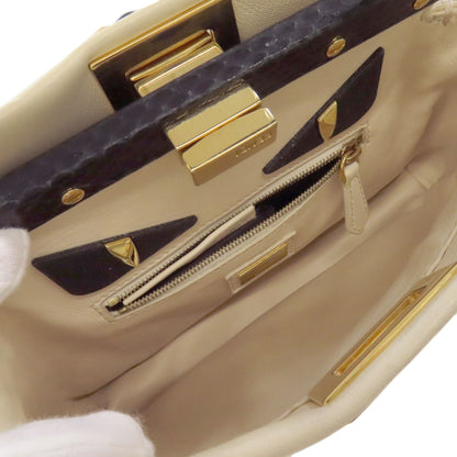 フェンディ ピーカブー ミニ モンスター 2WAY ハンドバッグ カーフ レディース 【中古】【FENDI】