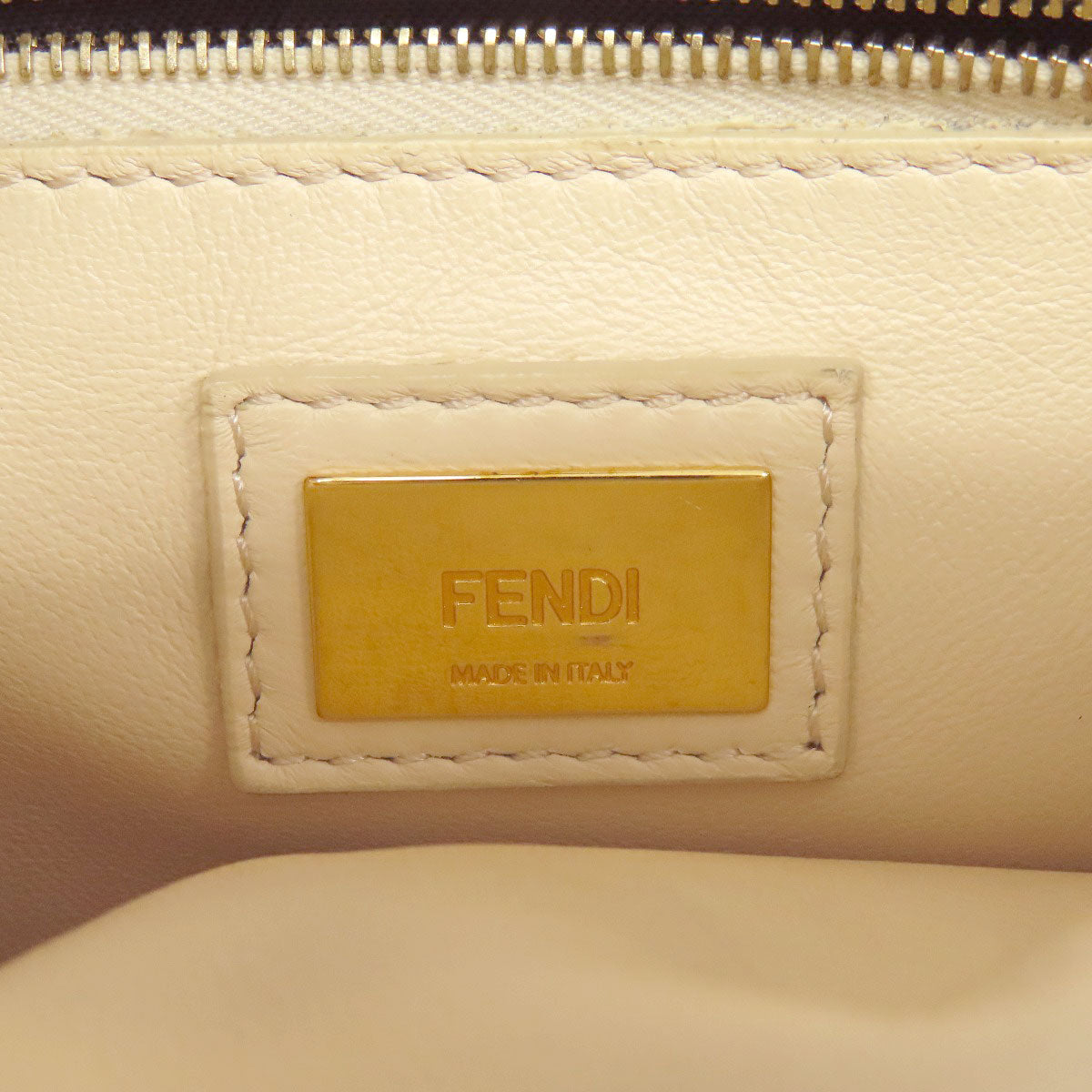 フェンディ ピーカブー ミニ モンスター 2WAY ハンドバッグ カーフ レディース 【中古】【FENDI】