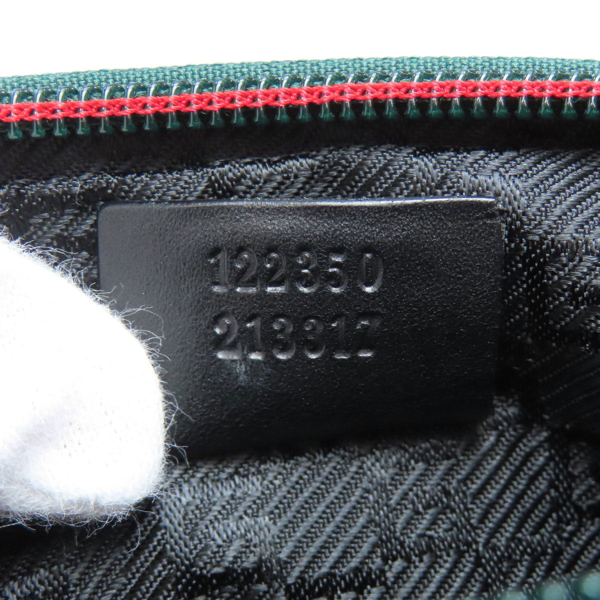 GUCCI 122350 Sherry line body bag Nylon canvas Ladies [Used]