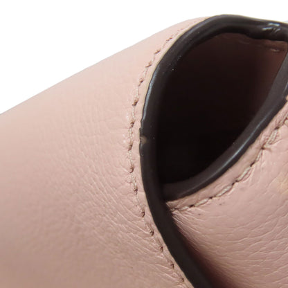 kate spade logo Shoulder Bag Leather Ladies [Used]