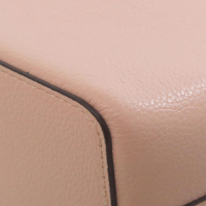 kate spade logo Shoulder Bag Leather Ladies [Used]