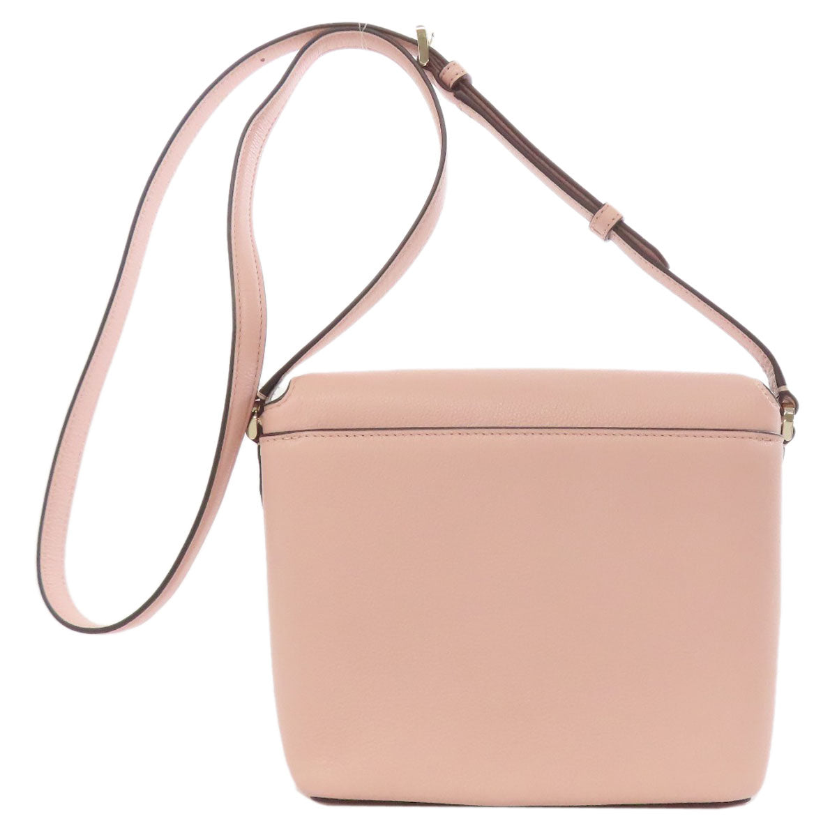 kate spade logo Shoulder Bag Leather Ladies [Used]