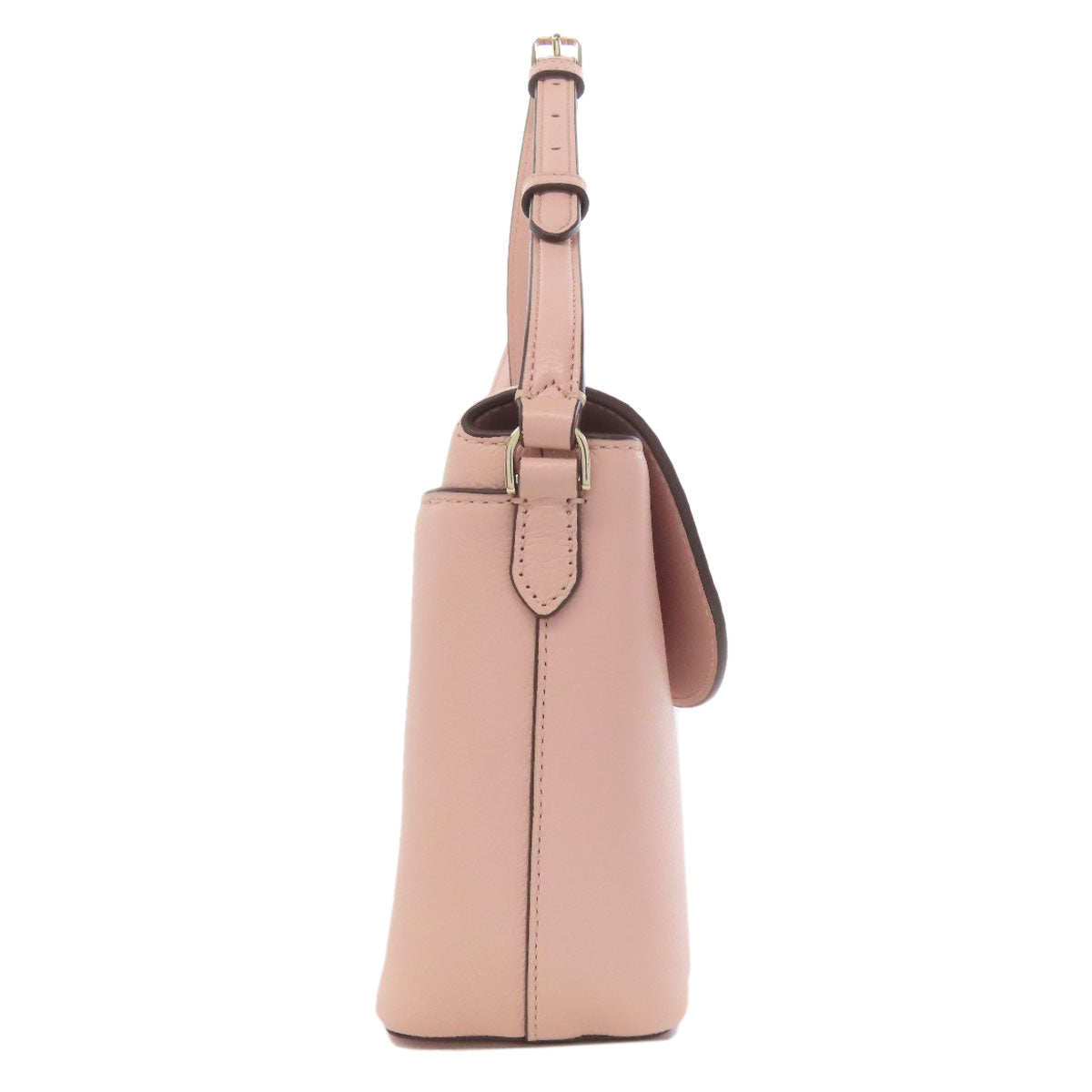 kate spade logo Shoulder Bag Leather Ladies [Used]