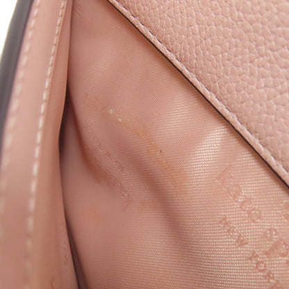 kate spade logo Shoulder Bag Leather Ladies [Used]