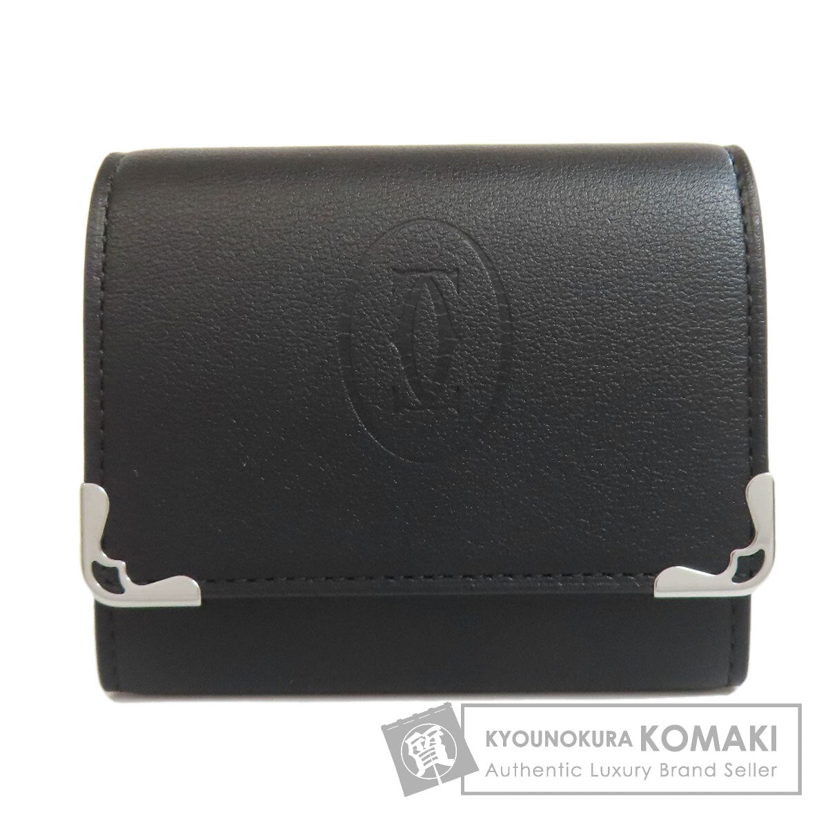 CARTIER logo coin purse Calf Ladies [Used]